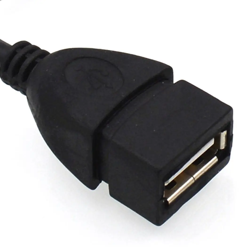 14 5 см портативный USB 2 0 A Женский к Micro B Мужской конвертер OTG адаптер кабель для Sam