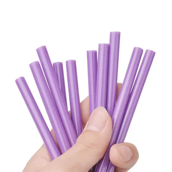

10pcs Hot Melt Glue Sticks 7mmx100mm Adhesive Assorted Glitter Glue Sticks Professional For 7mm Electric Glue Gun Craft Repair