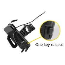 1 шт для мотоцикл велосипед с USB Зарядное устройство Автомобильный телефон кронштейн держатель для gps-навигатора для iphone Универсальный Аксессуары для мотоциклов