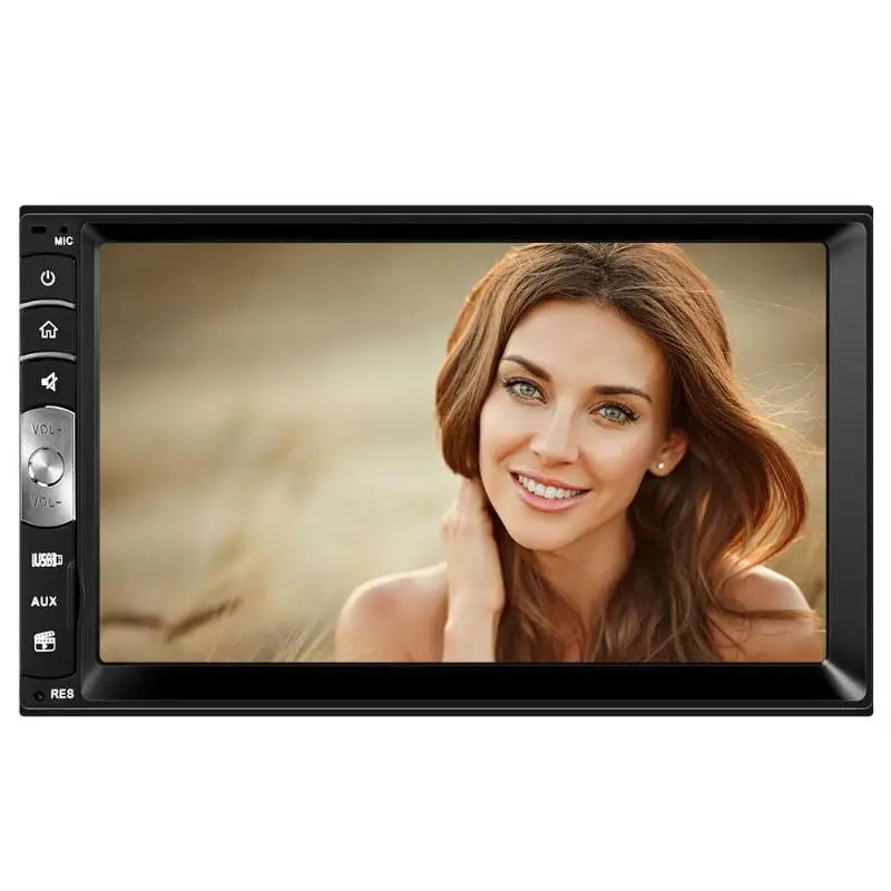 

Universal 7.0 Inch 1024 * 600 HD Touch Screen 2DIN Car Stereo MP5 Player Bluetooth RDS AM FM Radio USB Android Interconnection