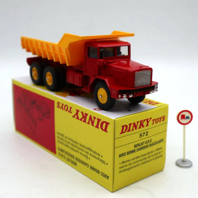 Atlas Dinky Supertoys 572 Berliet g.b. o AVEC Benne Carriere Basculante Diecast Models limited edition коллекция