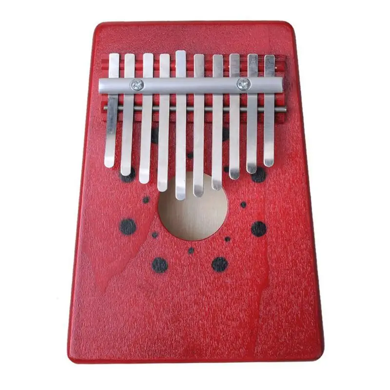 10 ключей палец калимба Mbira санза Thumb пианино портативный начинающих клавиатура дерево музыкальный инструмент