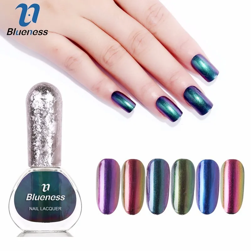 Blueness 1 бутылка 6 мл Волшебная звезда серия голографический лак для ногтей гель