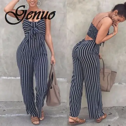 

2019 Newest Fashion Hot Sexy Ladies Women Clubwear Playsuit Bodysuit Party Jumpsuit Romper High Quality Sleeveless Long Trousers