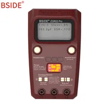 BSIDE ESR02PRO цифровой прибор для проверки транзистора емкость индуктивность противодейственный мультиметр SMD Компоненты измерений Эпс