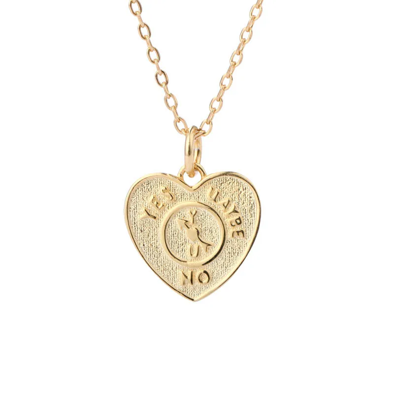 Европейская американская 925 Серебряная трендовая лаконичная подвеска в виде сердца, ожерелье, хорошее ювелирное изделие, подарок для девушки