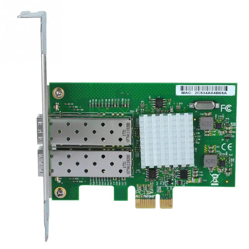 

For Intel 82576-2SFP Dual Gigabit Ethernet Adapter Fiber PCI-E Network Card NIC for WIN for Linux