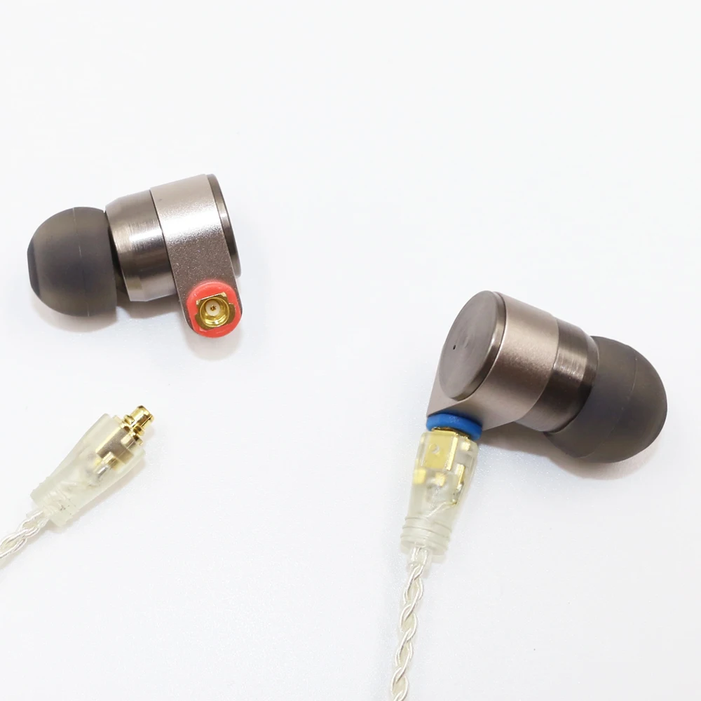 Hot Sale Tin Audio T2 In Ear Earphone Double Dynamic Drive Hifi Bass Earphone Dj Metal 3.5mm Earphone Headset With Mmcx