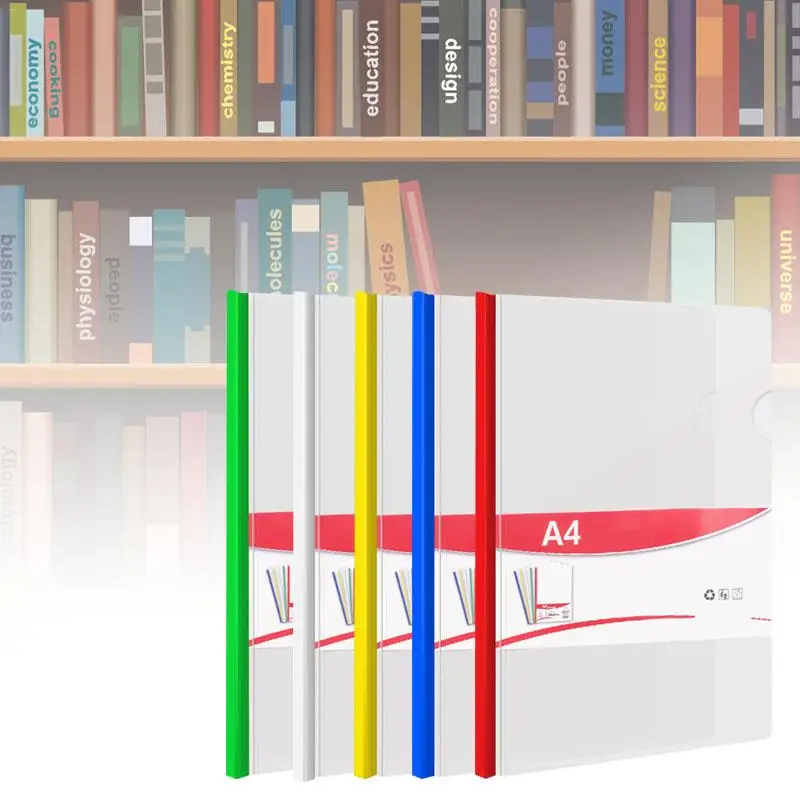 

10pc/lot Color Office Creative Transparent Folder Filing Product Office Supplies Stationery Business Documents Storage