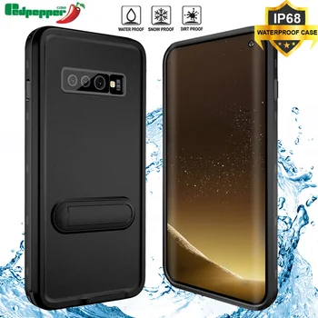 

For Samsung Galaxy S 10 S10 Plus Full Body Cover Case IP68 Waterproof Case Dirt proof Shockproof Hard Cover Protector for S10+