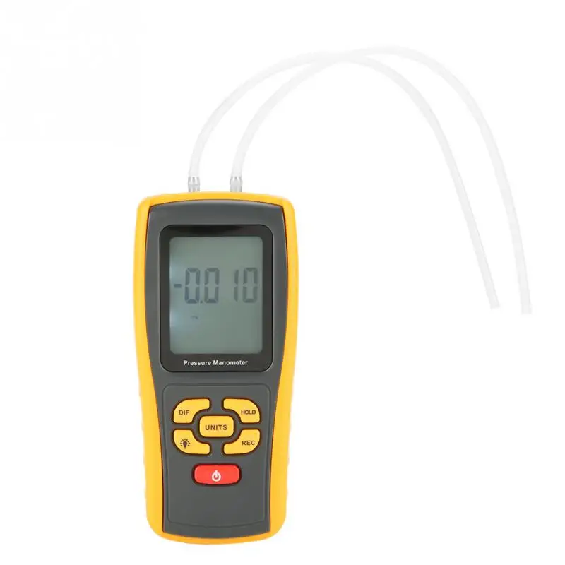 

Hot GM520 Digital LCD Display Pressure Manometer 150kPa Pressure Gauge 11 units Testing Tools
