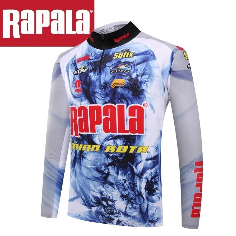Rapala брендовая одежда для рыбалки рубашка с длинными рукавами быстросохнущая