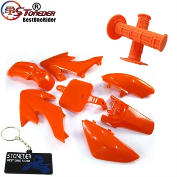 

STONEDER Orange Fairing Body Kits Handle Grip For Honda XR50 CRF50 SSR SDG GPX DHZ 50cc - 110cc 160cc Pit Dirt Trail Motor Bike