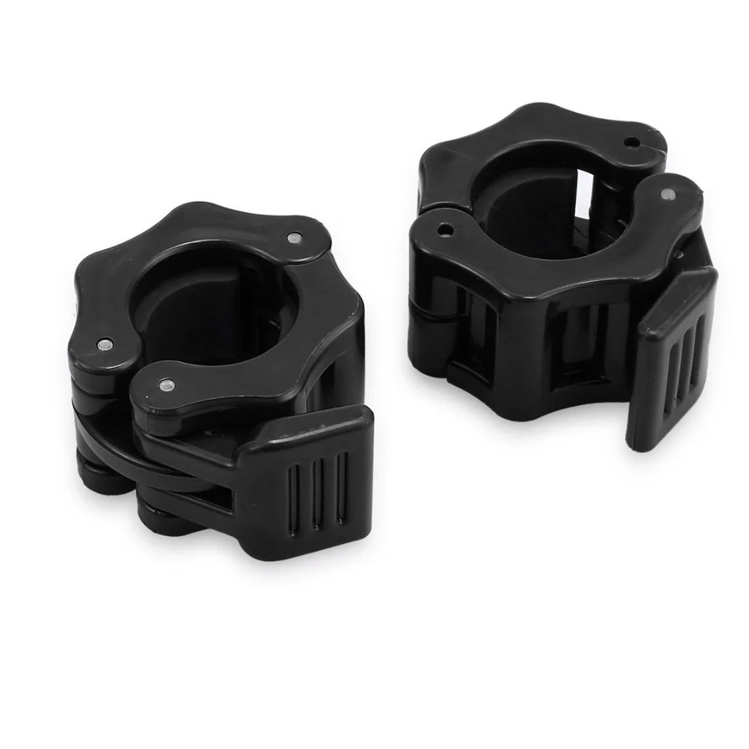 2Pcs 25mm Plastic Barbell Collars Clamp Weight Lifting Bar Lock Home Gym Dumbbell Accessory Fitness Body Building