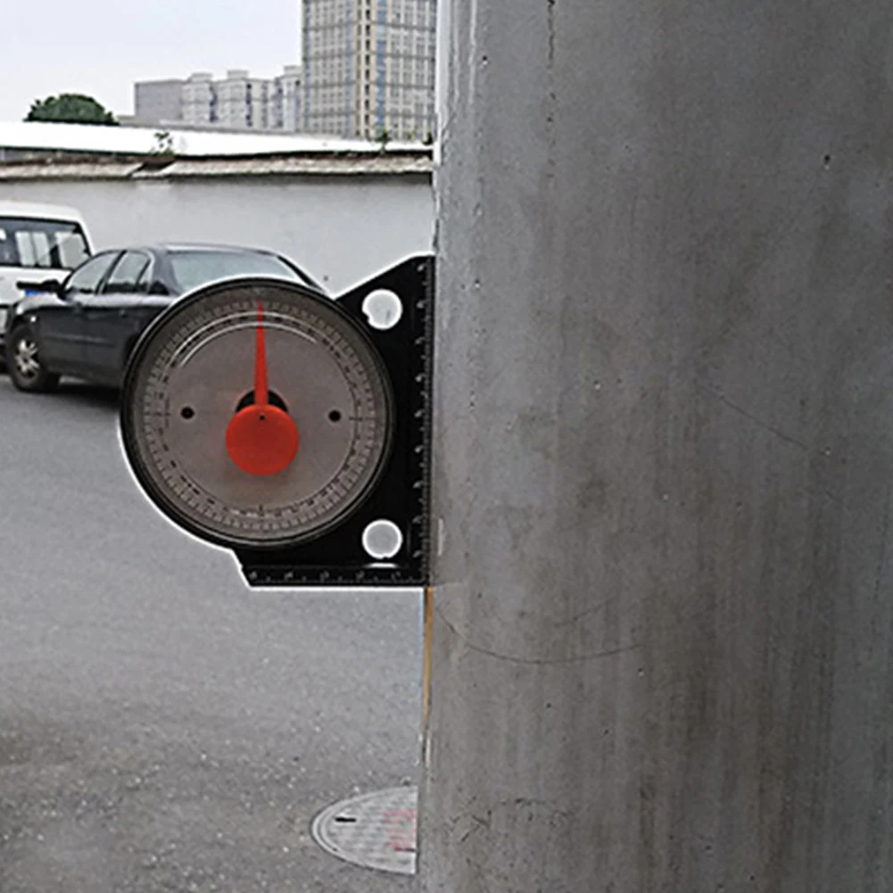 

High Precision Protractor Pointer Angle Meter Tilt Level Ruler Slope Measuring Instrument Mini Magnetic Inclinometer