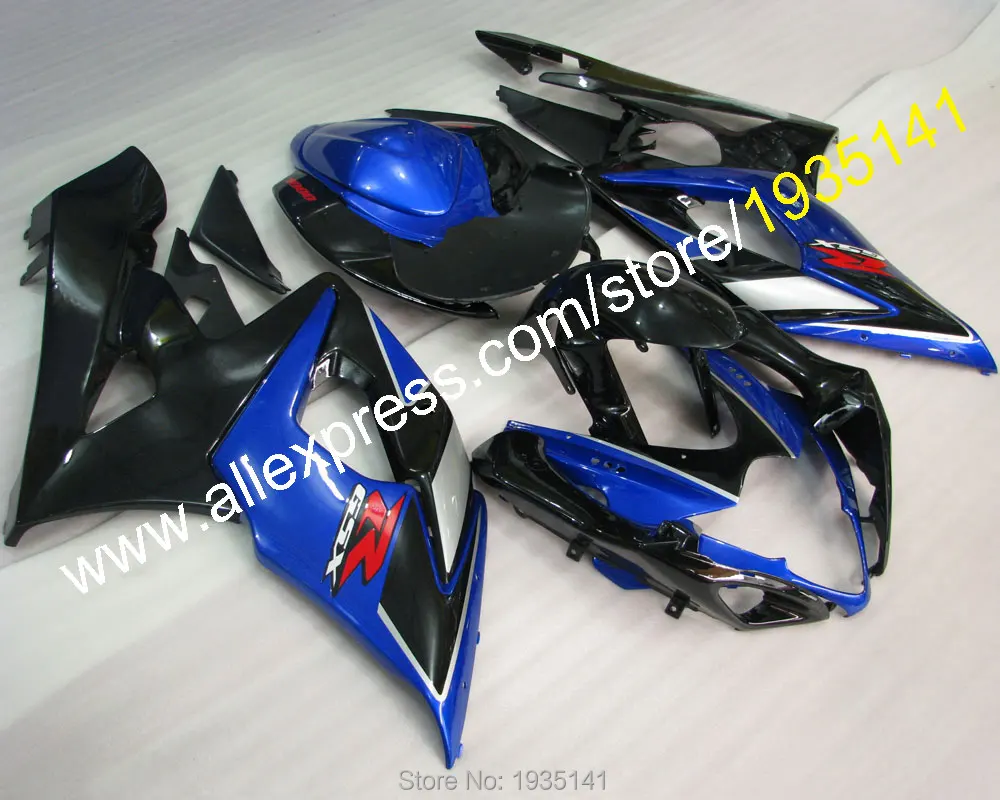 Для Suzuki GSXR1000 2005 2006 K5 Комплект кузова GSX-R1000 05 06 GSXR 1000 синяя черная обшивка для мотоцикла(литье под давлением