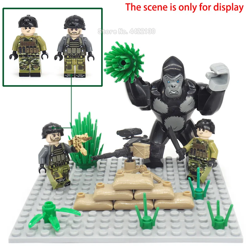 

Military Figures Mini Special Forces Powerful Army Delta Seal Series Special Police Weapons Building Blocks Toy With Legoinglys