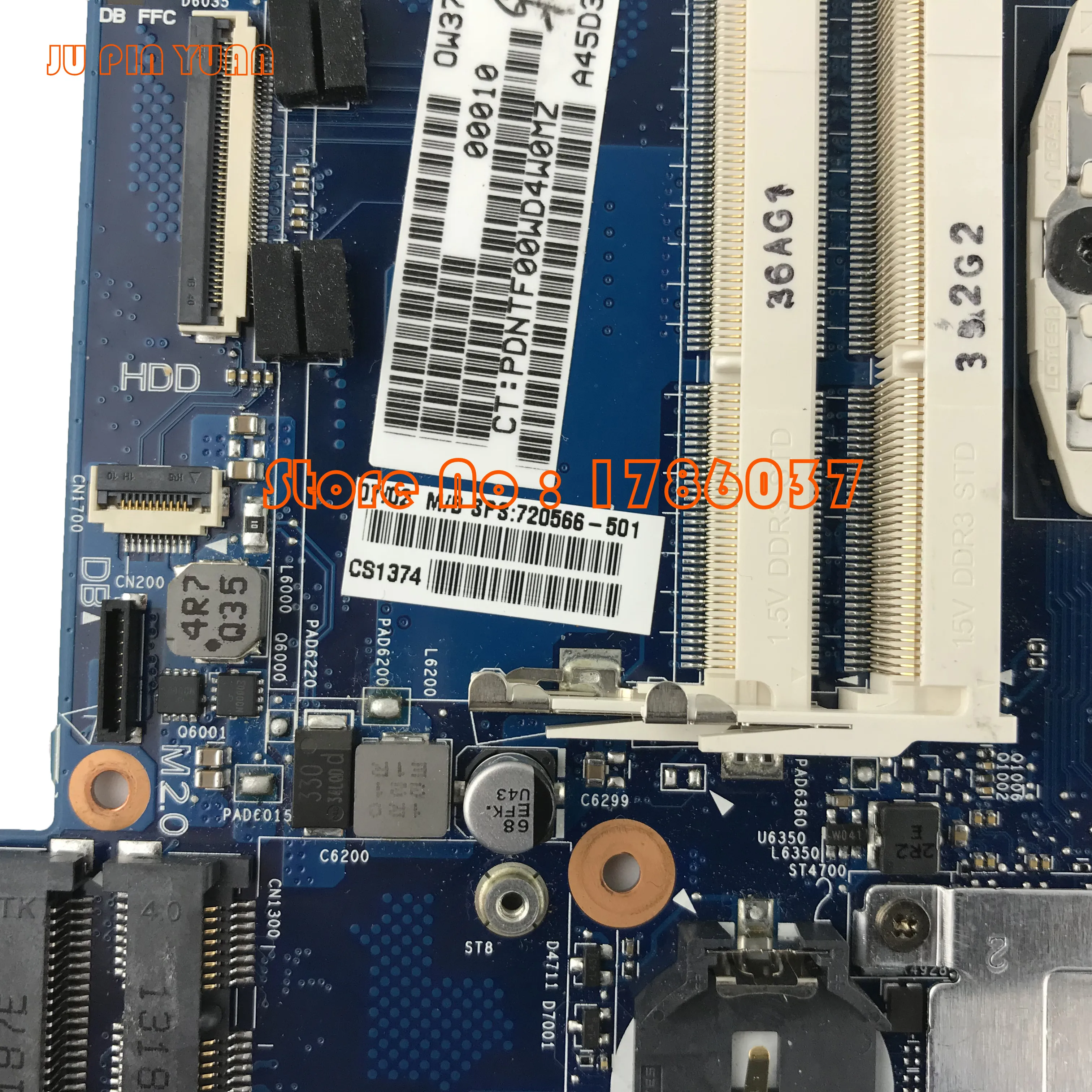 Ju pin yuan 720566-501 720566-001 для hp ENVY 15-J 15T-J серия материнская плата 740 M/2G HM87 все функции полностью протестированы