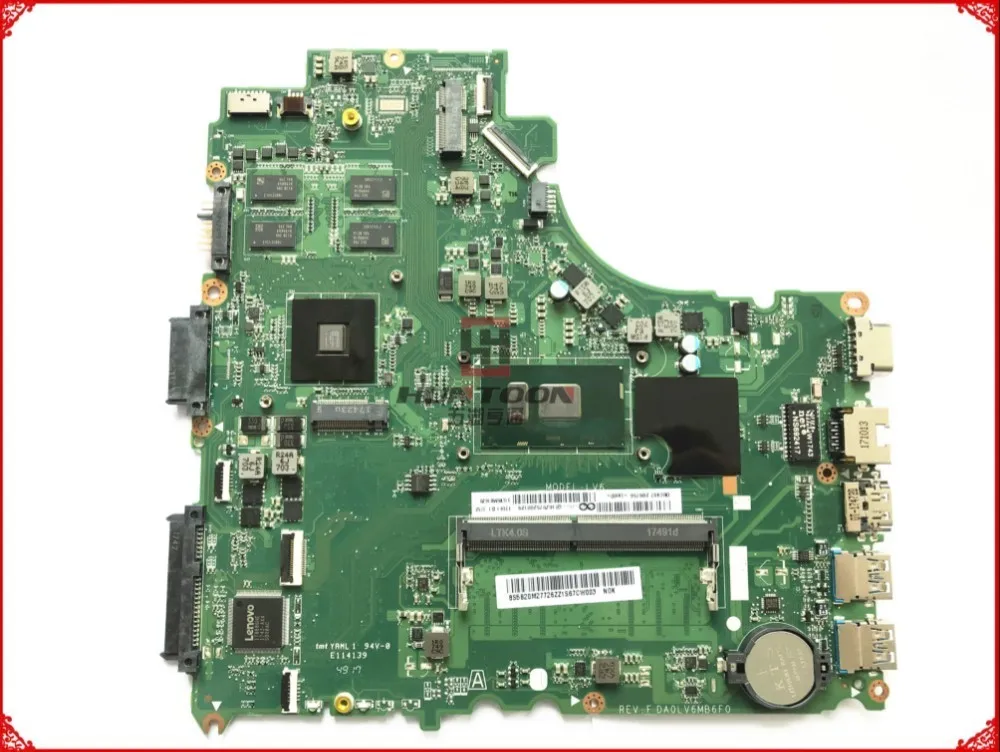 Высокое качество FRU:5B20M27726 для Lenovo V310-14ISK Материнская плата ноутбука DA0LV6MB6F0 LV6 SR2EU
