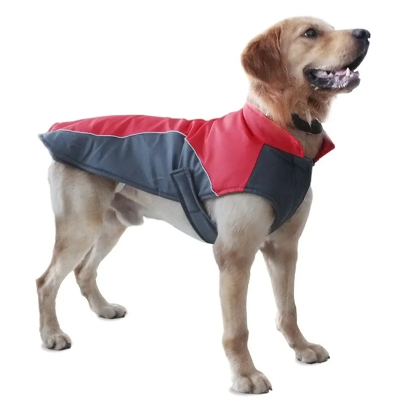 Goede Hond Jassen voor Kleine Medium Grote Winter Warm Fleece Jassen Kleding Jassen Huisdier Reflecterende Waterdichte Raincost Kleding