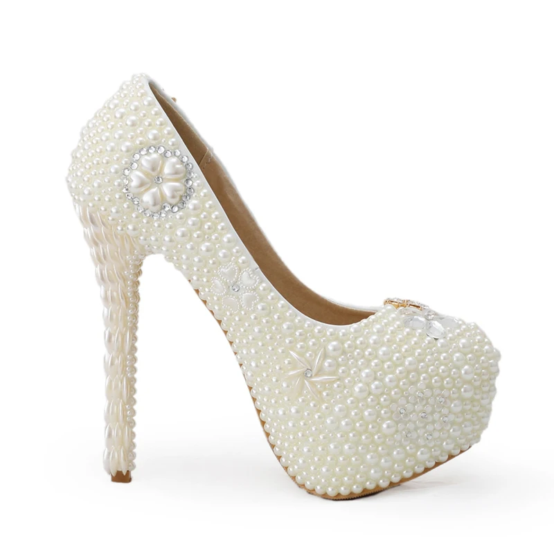 14cm Ivoire Option Perle customized Plates De Iovry Cérémonie formes Femmes Talons Mariée Personnalisé Mariage Parti Diamant 8cm 11cm ivory Heels Heels Haute 6cm Luxe Strass Chaussures Adulte Bx7xqnzF4