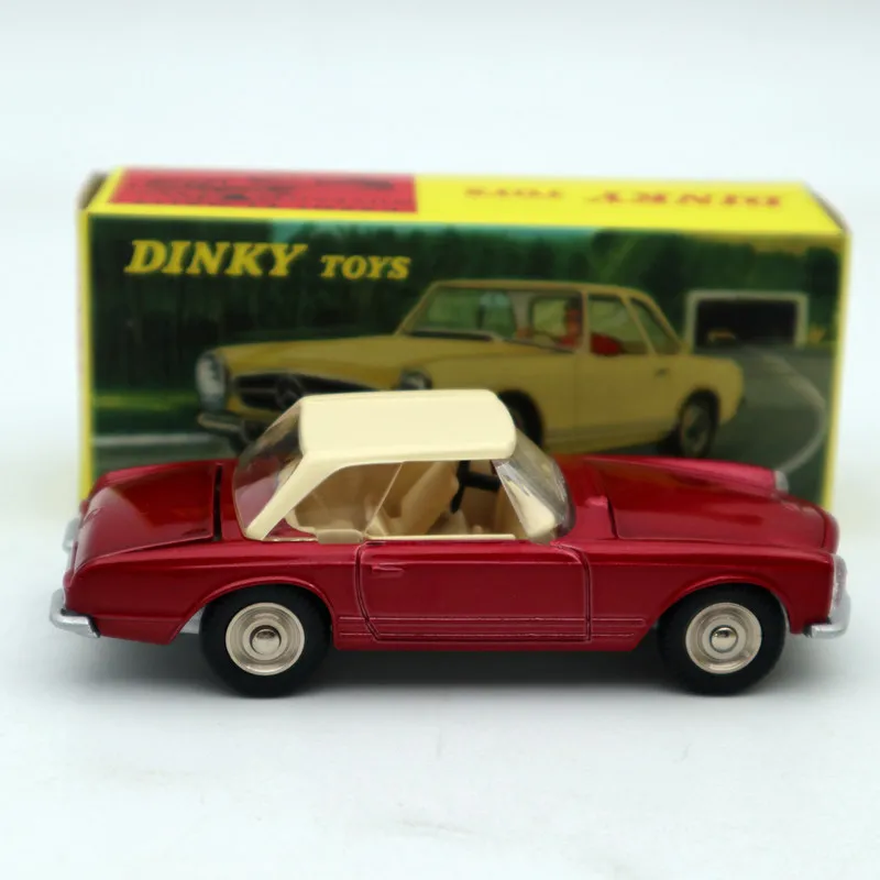 Красные литые игрушки 1:43 Масштаб модели автомобилей Dinky игрушки 516 Mercedes Benz 230 SL Rouge Atlas