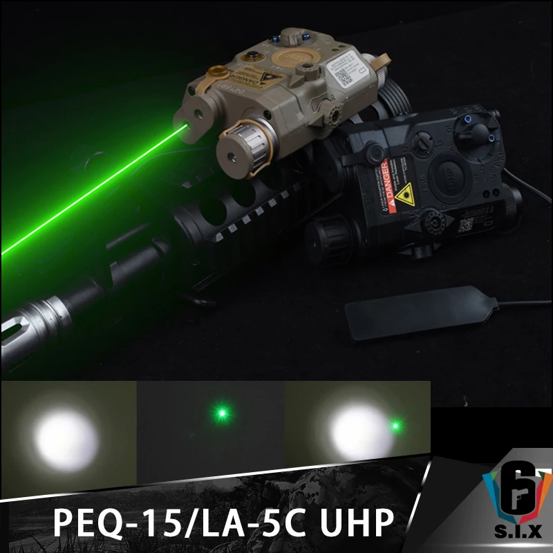 Weapon Tactical Softair Surefir An Peq Green Laser An Peq-15/la-5c Uhp  Flashlight With Green Ir Led Peq15 Surfire Light - Weapon Lights -  AliExpress