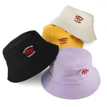 Кокосовая пальма печати Унисекс Хлопок Ведро Рыбак кепки летняя шляпа, Панама для защиты от солнца Мужчины Женщины хип-хоп рыбак шляпа