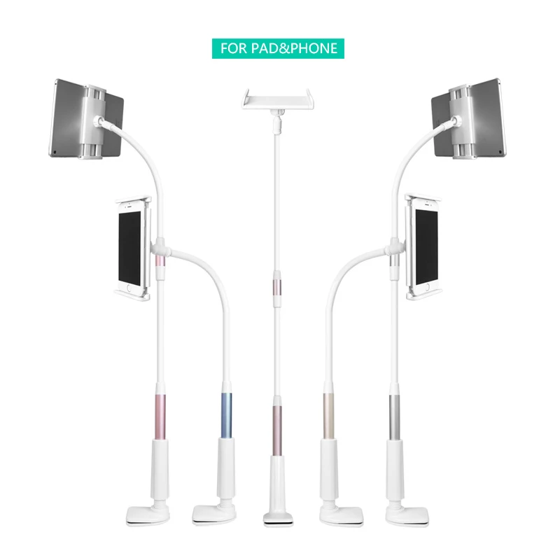 

Long Arm Tablet Stand Holder Flexible Desktop Phone Tablet PC Mount Bracket For iPad Mini Air Samsung Phone 4 - 10.6 inch