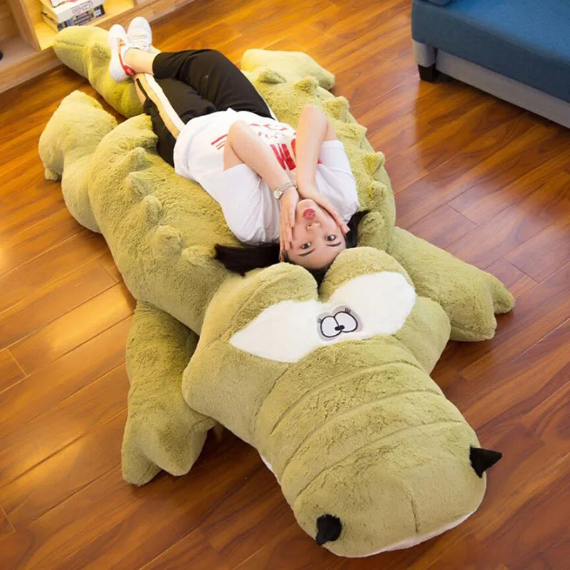 

Stuffed Toys for Children Large Size Crocodile Cushion Plush Toy Doll Boys Girl Sleeping Pillow Large Size Simulation Animals