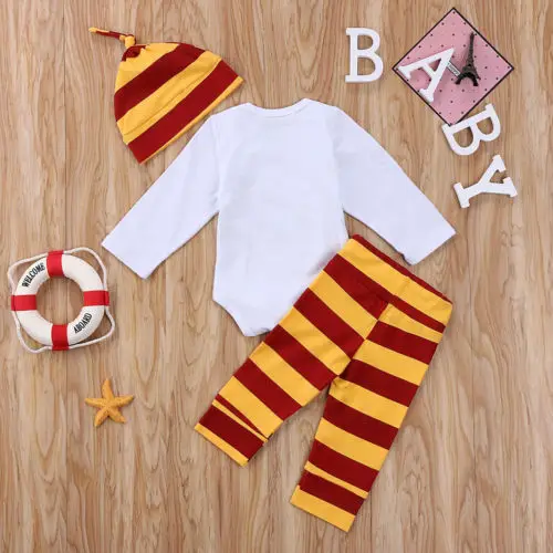 2018 new Baby Girls Boys Infant Potter Outfit Clothes Romper Jumpsuit Leggings Pants Set