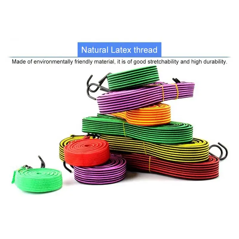 Electric Car Trunk Tied Rope Bicycle Motorcycle Express Pull Rope Elastic Strap Tied Luggage Wrapped Belt in Binding