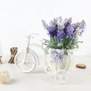 

1Bouquet Rattan Float Artificial Real touch Lavender Flower Bonsai Wedding Party Decoration Fake Plants Artificial Flowers Decor