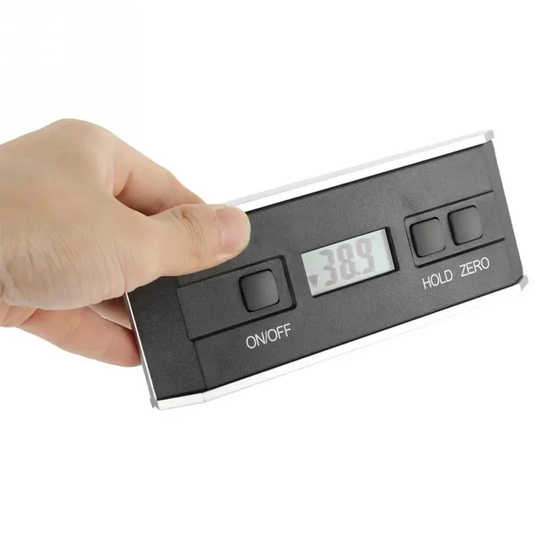 

Digital Angle Finder LCD Magnetic V-Groove Protractor Level Inclinometer 4 x 90 degree Leveling Measuring Tools Hot Sale