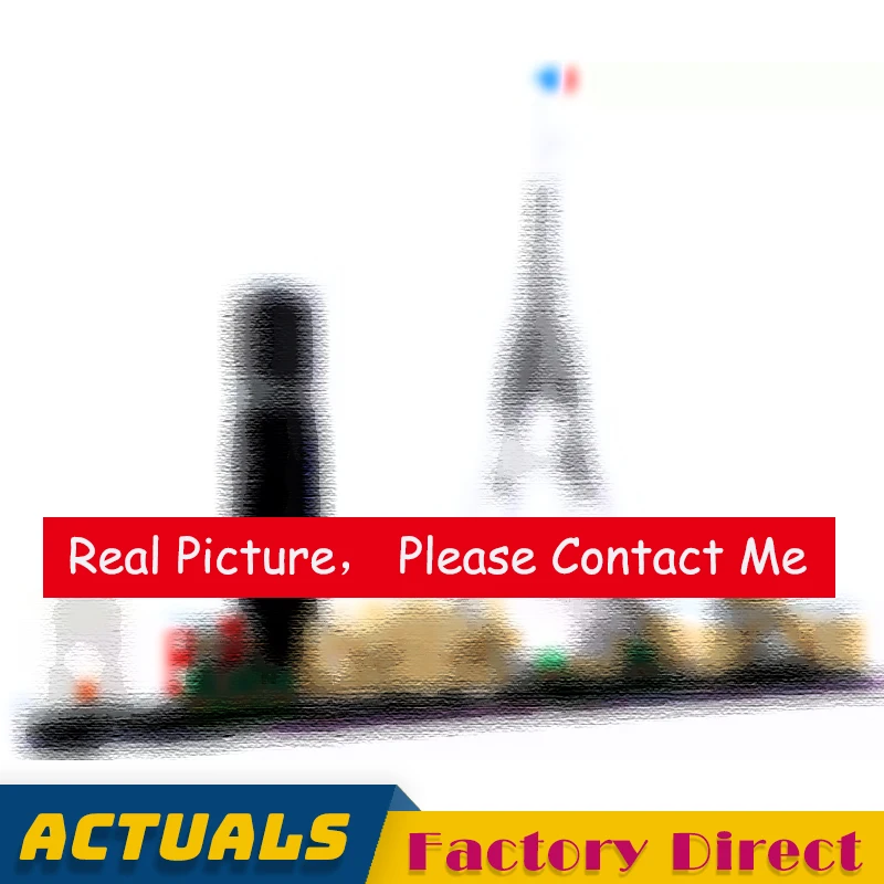 

IN STOCK Famous Architecture 17015 City Building Blocks Paris Eiffel Tower Model Bricks Toys LegoINGlys 21044