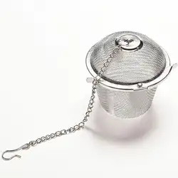Подвеска из нержавеющей стали чайное ситечко шарик для приправы Hot Pot серебро ложечка-ситечко утечки, фильтр