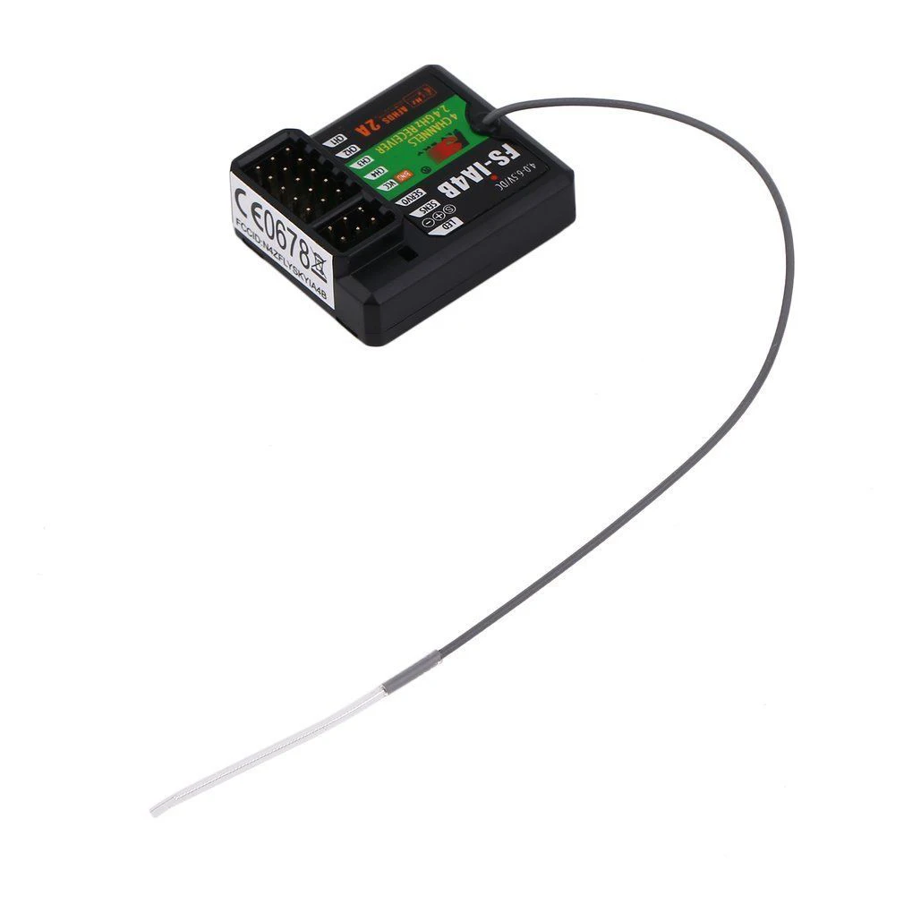 Flysky 2.4G Fs-Ia4B 4Ch Afhds 2A Receiver Ppms Data Ibus Compatible Fs-It4S Q9 | Электроника