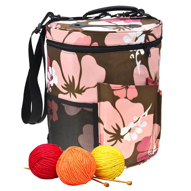 

Big Capacity Yarn Case Yarn Storage Knitting Yarn Bag Women Home Crochet Hooks Thread Yarn Storage Bag DIY Sewing Kit Bag New