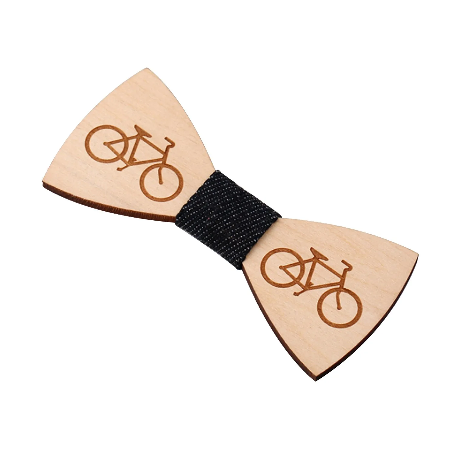 

Costume Decor Bow Tie Plaid/Print/Geometric Chic Gifts Wooden Bow Ties Party Butterfly Bow Tie Bicycle
