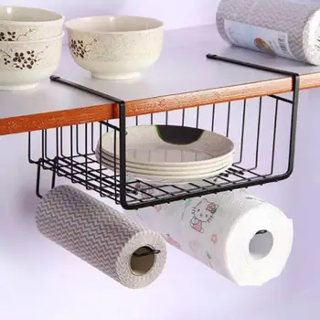 

Adeeing Nail Free Metal Basket Rack for Cabinet Storage