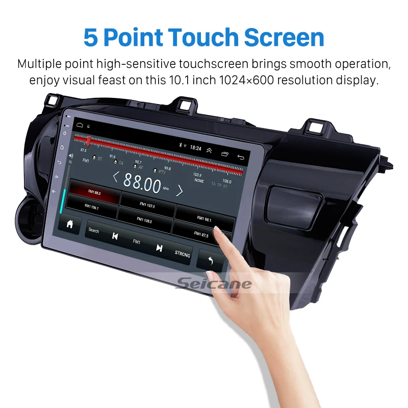 Best Seicane 10.1 inch Car Radio Multimedia 2din android Video Player GPS For Chevy Chevrolet SPARK 2018 support Rear view Camera 2