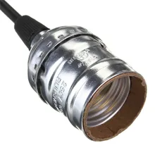 CLAITE E27 AC110-220V Винтаж Щепка электрическая лампочка эдисона гнездо держателя лампы подвесные лампы адаптер без переключателя