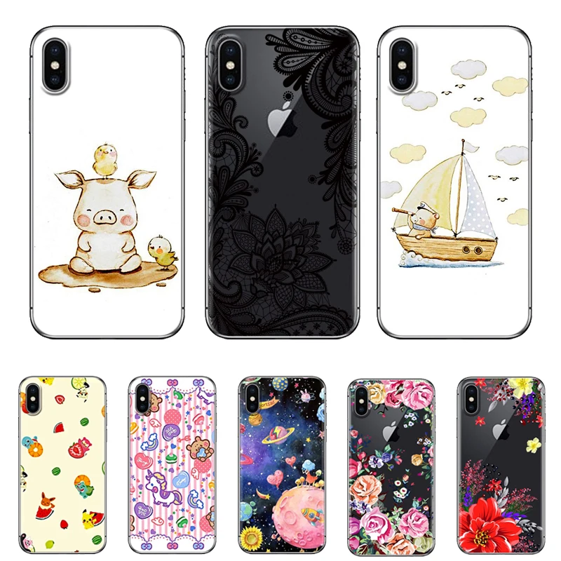 

Alcatel 1X/ 3/ 3C/ 3V/ 3X/ 5/ U5 Plus/ 5V/ 7 Stylish Design Cartoon Style Soft Phone Case