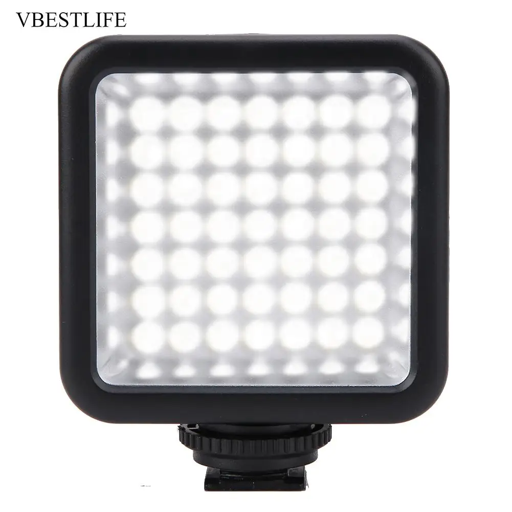 

VBESTLIFE W49 49pcs LED Mini Portable Dimmable LED Video Light Panel On Camera Fill Light hot sale 2019