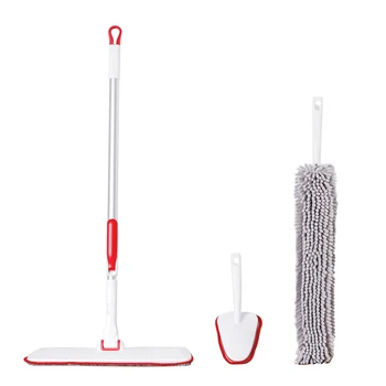 

Household Cleaning Slim Flat Mop Set Multiple Collection Lightweight Portable 360 Degree Rotate For Home Office
