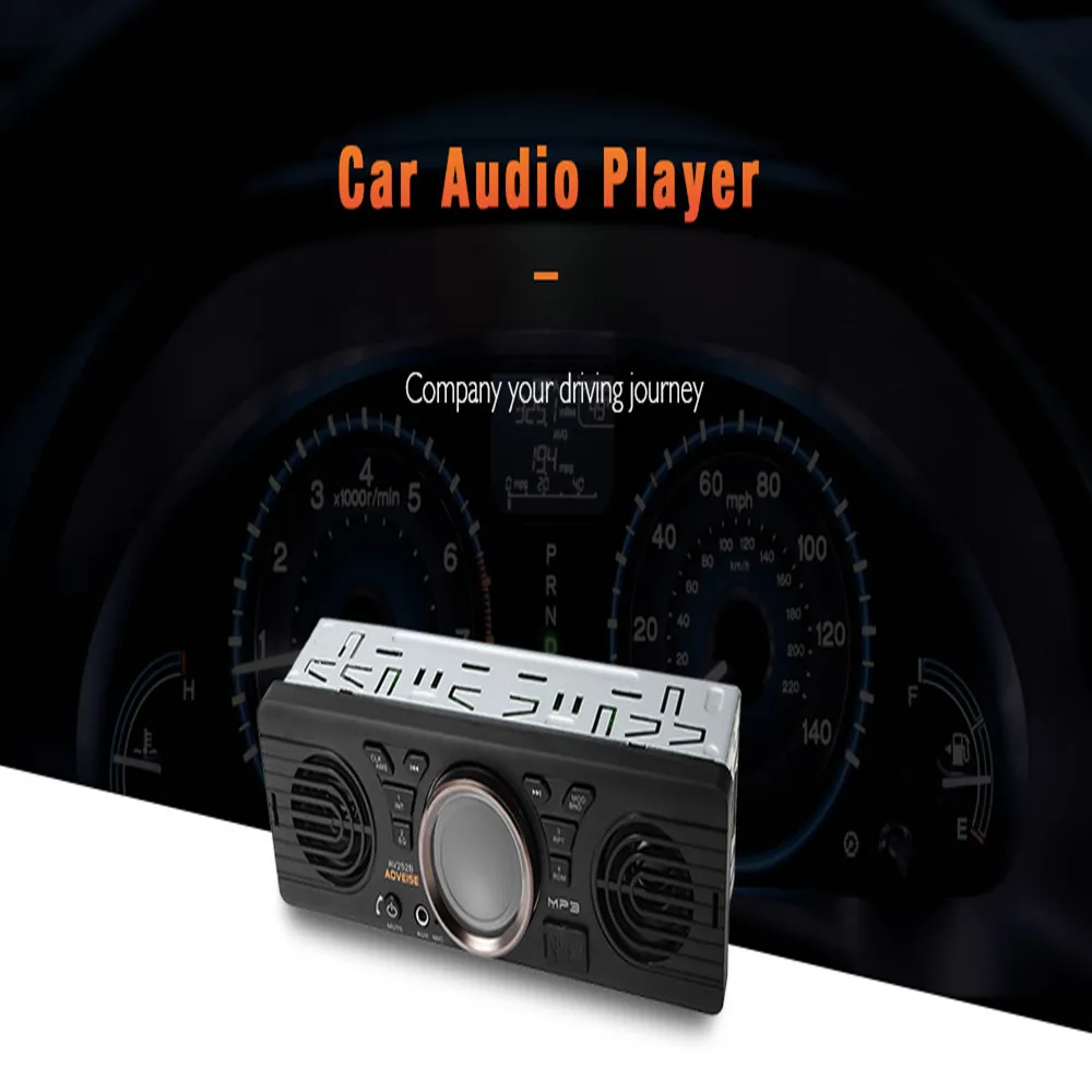 

Clearance! AV252B 12V Bluetooth 2.1 + EDR Vehicle MP3 Audio Player Car Stereo FM Radio with USB / TF Card Port