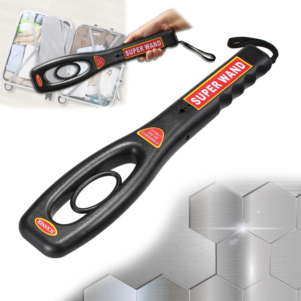 

Handheld Foldable Metal Detector High Sensitivity Scanner Security Instrument Hand Held Metal Checker GP-008