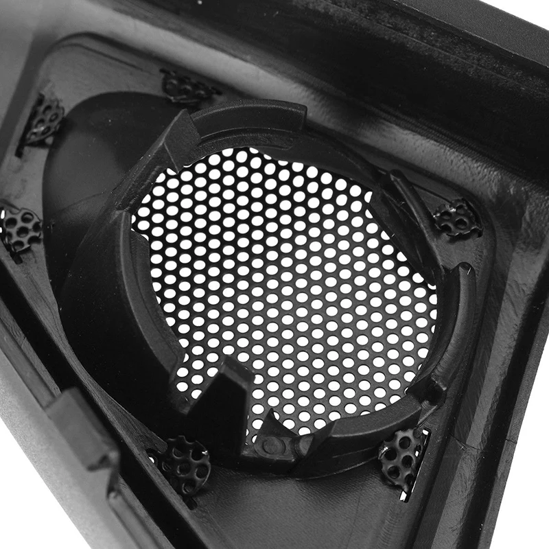 

2xFront Door Tweeter Cover Horns Cover Hifi-System Black For BMW F10 F11 5Series 10-14 Front, Left, Right With dual amplifier