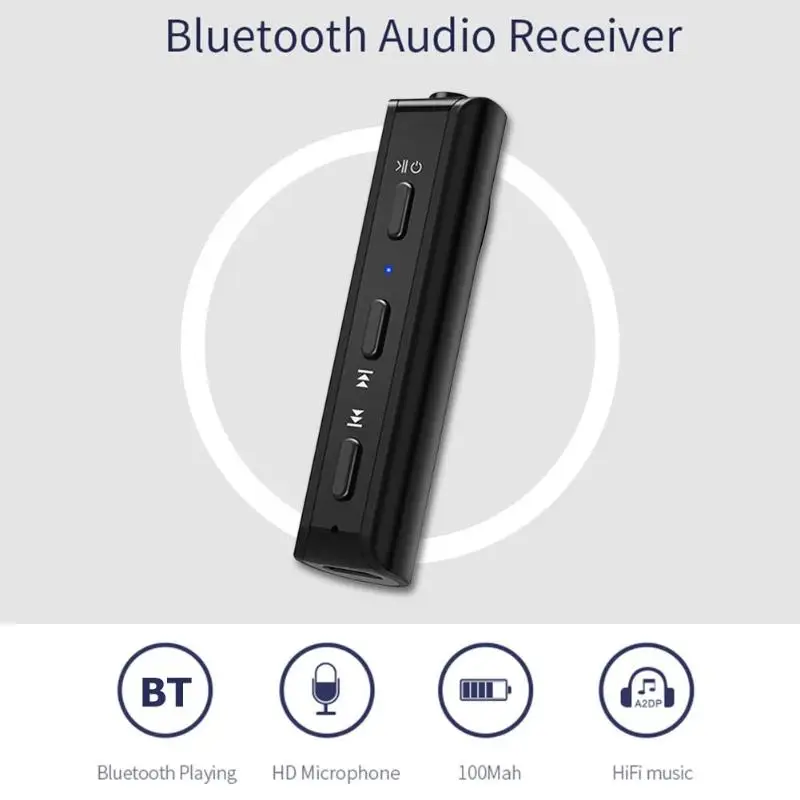 

G29 AUX Wireless Bluetooth Receiver 3.5mm Jack Handsfree Car Kit Audio Music Adapter 10 meters Long Distance Mini MP3 For Xiaomi
