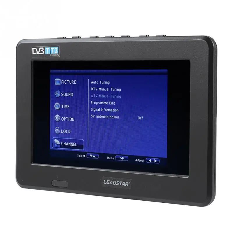 

LEADSTAR 7 inch TV HD TFT LED Screen Mini Mobile Car Digital TV Potable Support DVB-T DVB-T2 ATSC ISDB Television USB TF Card